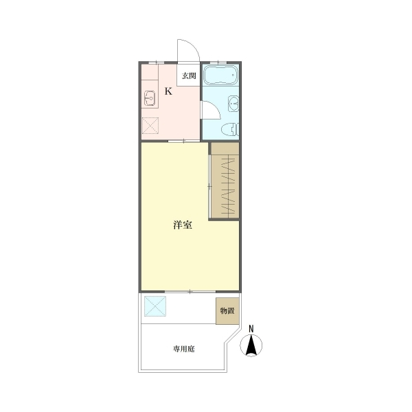 三田マンション 間取図