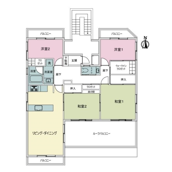 エクセラントーワ第３ 間取図