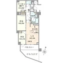 オープンレジデンシア中野坂上コート 間取図