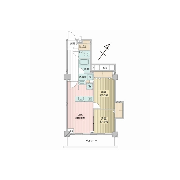 パシフィック文京マンション 間取図