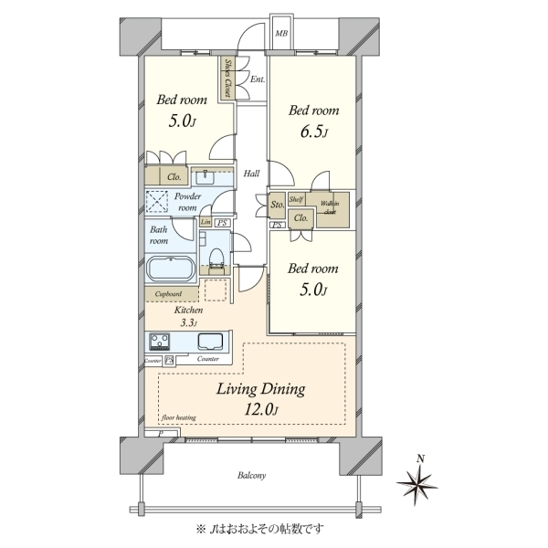 クレヴィア豊洲 間取図