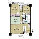 モンセーヌ住吉川公園１番館 間取図