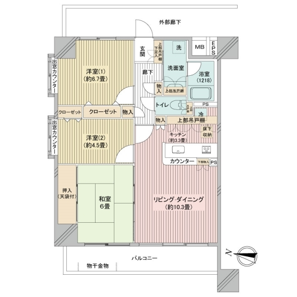 ジェム川口プライムアベニュー 間取図