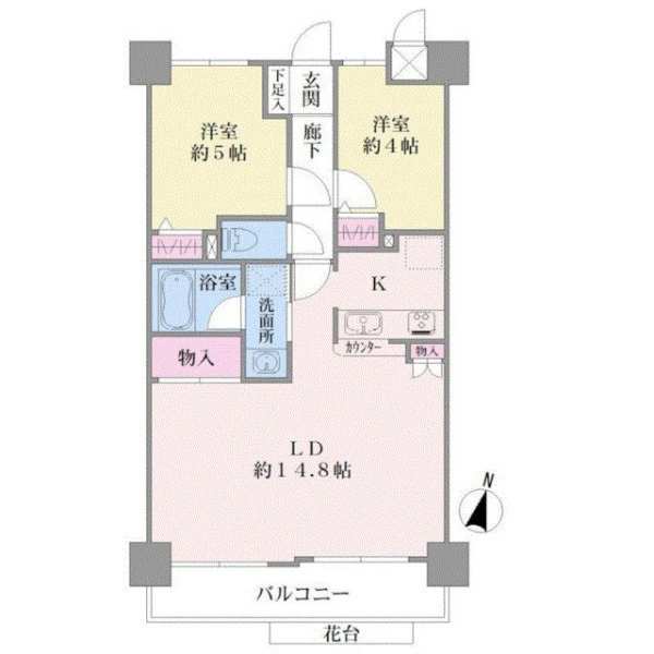 ナイスアーバン川崎八丁畷 間取図