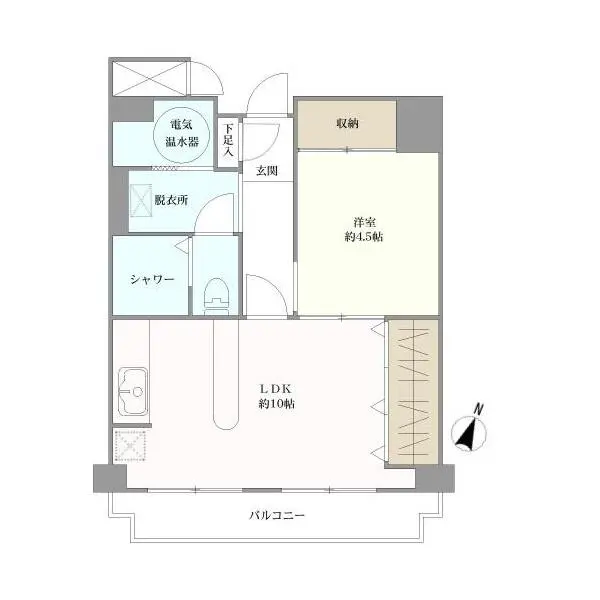 レツク北梅田 間取図