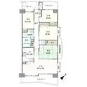 ライオンズマンション千葉グランドタワー 間取図