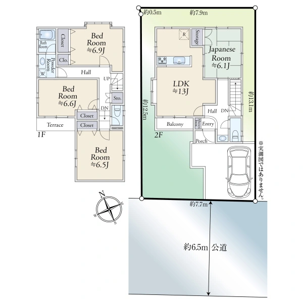 横浜市戸塚区上倉田町 間取図