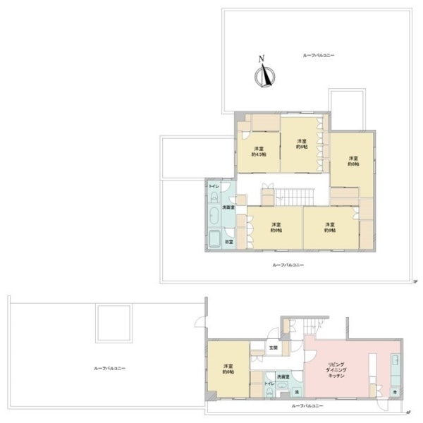 ライオンズマンション豪徳寺第２ 間取図