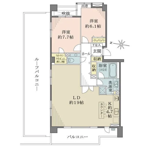 デュオヒルズ御殿山 間取図
