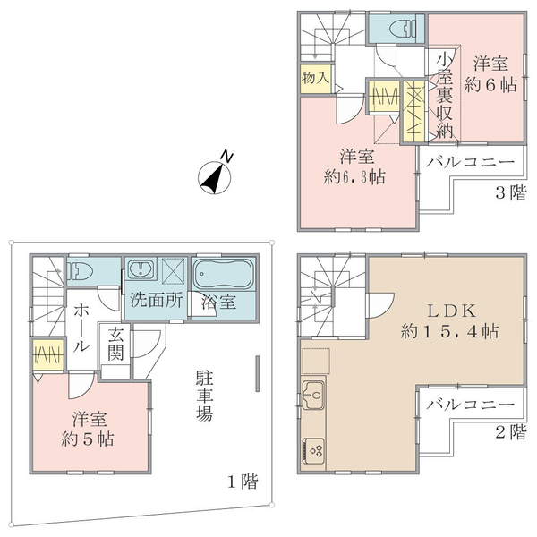 江東区亀戸７丁目 間取図