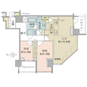 ブリリアタワー代々木公園クラッシィ 間取図