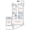 ライオンズガーデンヒルズ白山 間取図