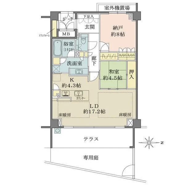 パークハウス京都岡崎有楽荘 間取図