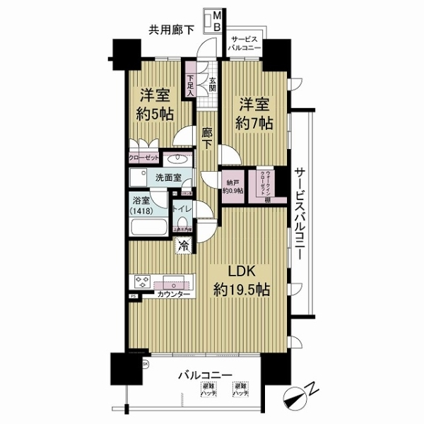 ザ・天王寺レジデンス 間取図