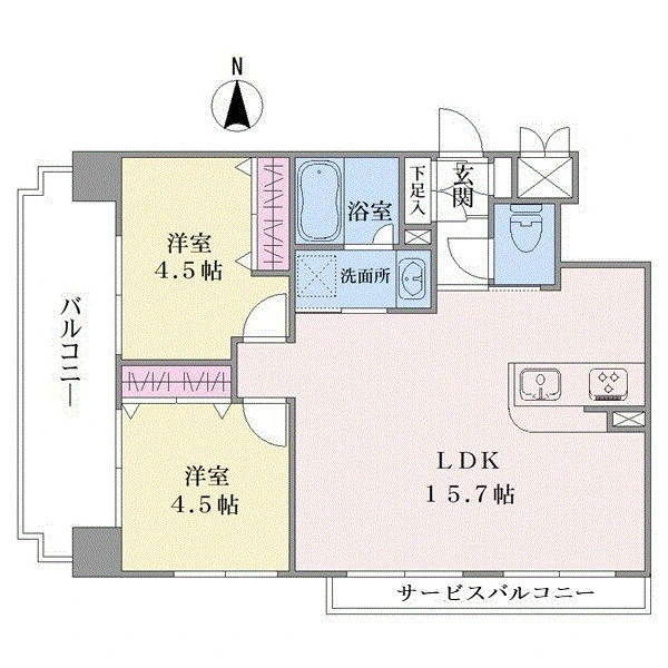 マイキャッスル五反田南 間取図