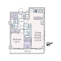 シルバーマンション新宿 間取図