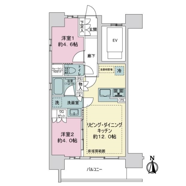 オープンレジデンシア瑞穂公園 間取図