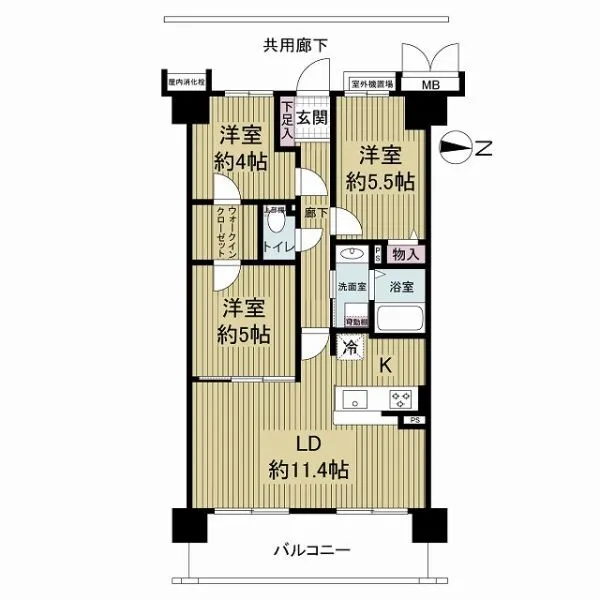 ソシエ北大阪壱期棟 全室リフォーム完成後にお引渡しさせていただきます