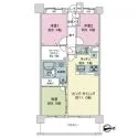クレストフォルム武蔵新城セントラルコート 間取図