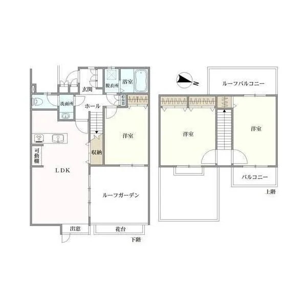ヒルサイドテラス豊ケ丘 間取図