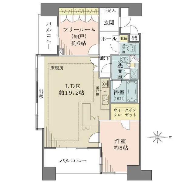 ライオンズシティ栄本町通 間取図