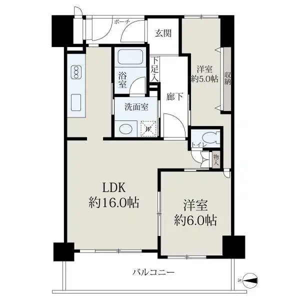ベルシャトゥ御所南堺町 間取図