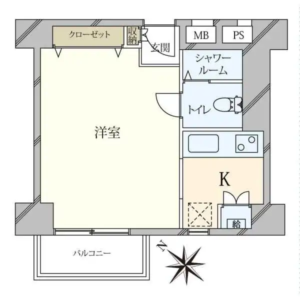 月島ハイツ 間取図