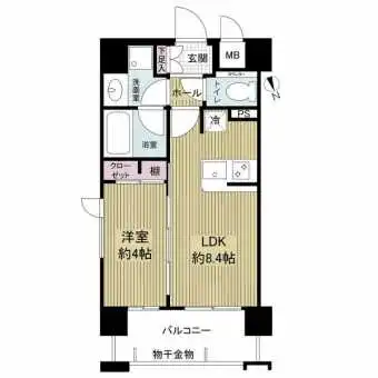 使い勝手の良い1LDK♪