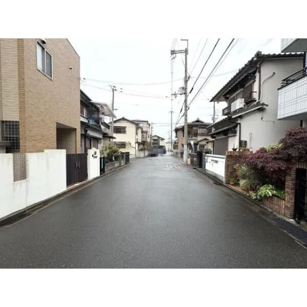 高槻市宮田町１丁目 前面道路含む現地写真