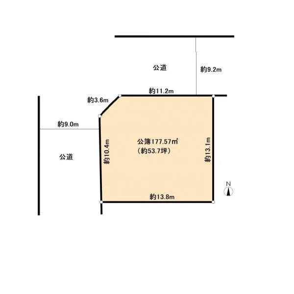 名古屋市熱田区五番町 間取図