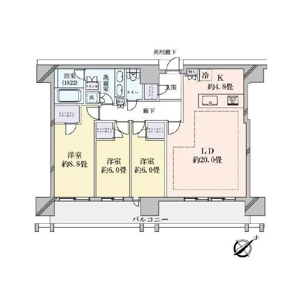 ＮＡＧＯＹＡ　ｔｈｅ　ＴＯＷＥＲ 間取図