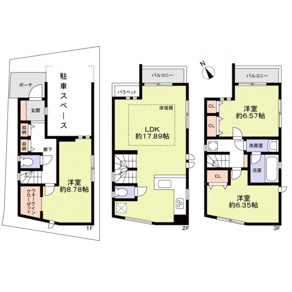 名古屋市千種区丸山町３丁目 間取図