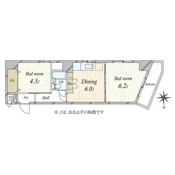 小林ニックハイム木場公園第二 間取図