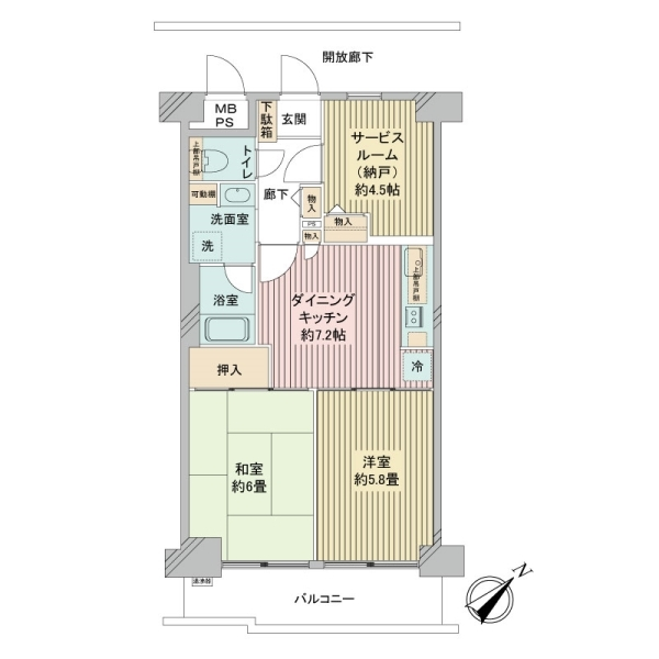 ソフトタウン大森 間取図