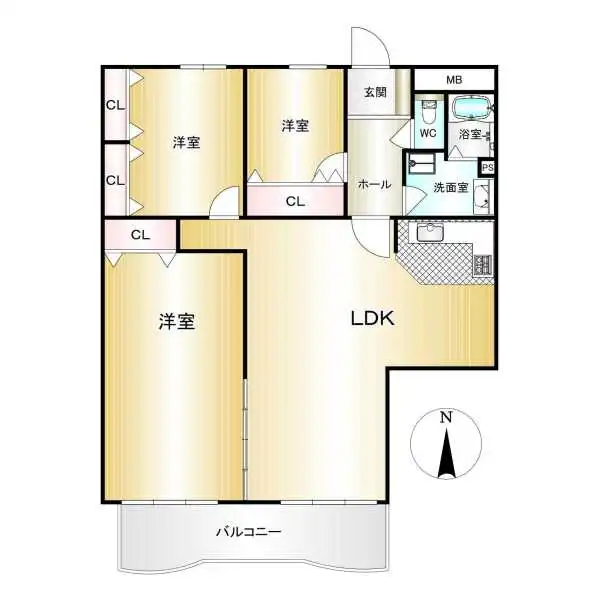 シティコーポ尾頭橋５号館 間取図
