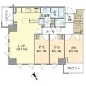 パークコート六本木ヒルトップ 間取図(平面図)