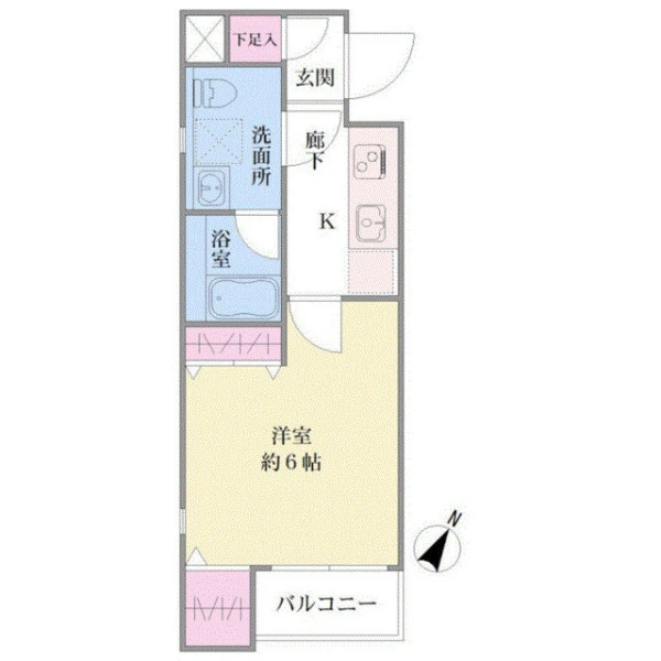 クレヴィスタ品川西大井 間取図