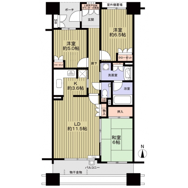 オアシスフォート 間取図