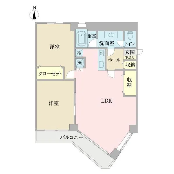 ハイライフ立川 間取図
