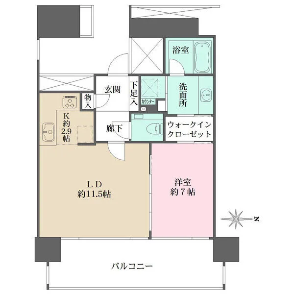 Ｍ．Ｍ．ＴＯＷＥＲＳ　ｔｈｅ　Ｓｏｕｔｈ 間取図