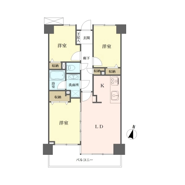 ウイズ東浦和ブローニュ 間取図