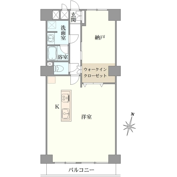 鷺沼サンハイツ 間取図