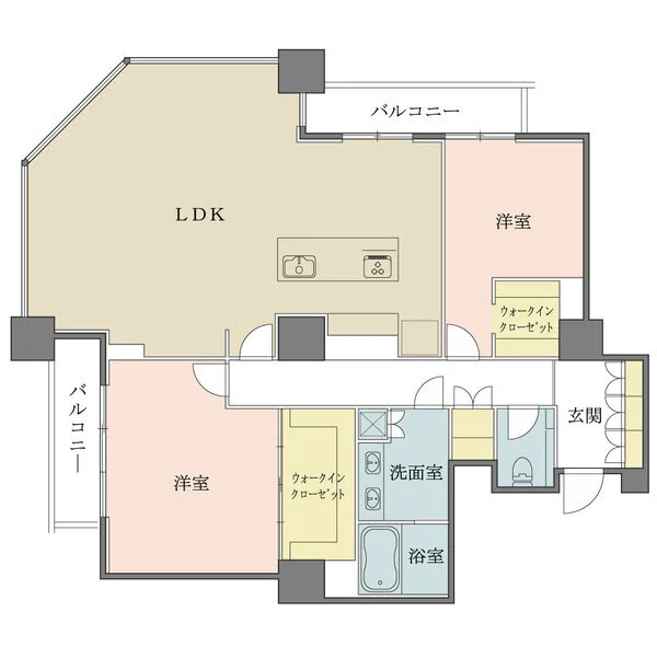 銀座タワー 間取図