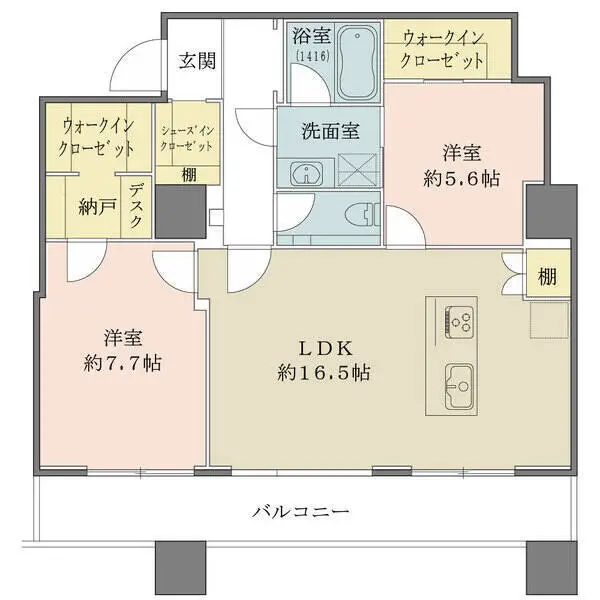 銀座タワー 間取図