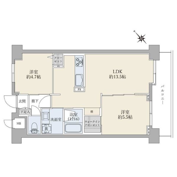ニューハイツ練馬 間取図