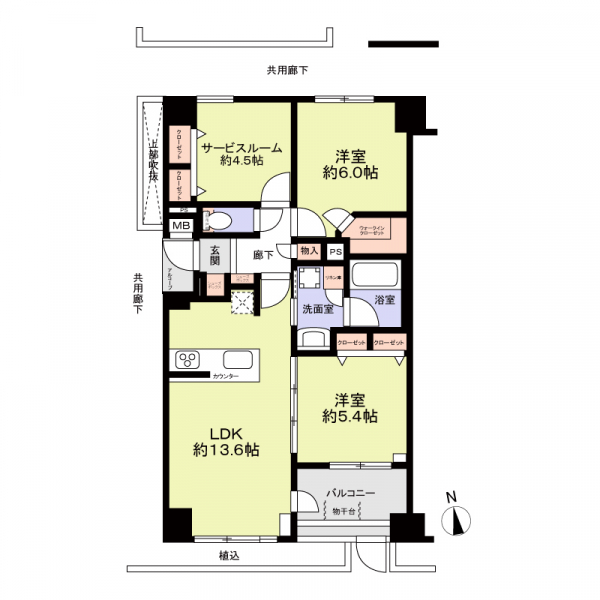 レ・ジェイド南葛西 間取図
