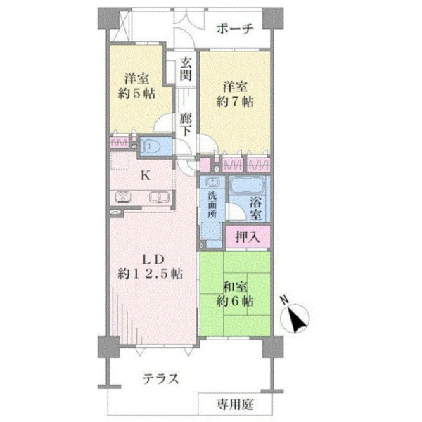 ナイスパークステイツ鎌倉大船 間取図