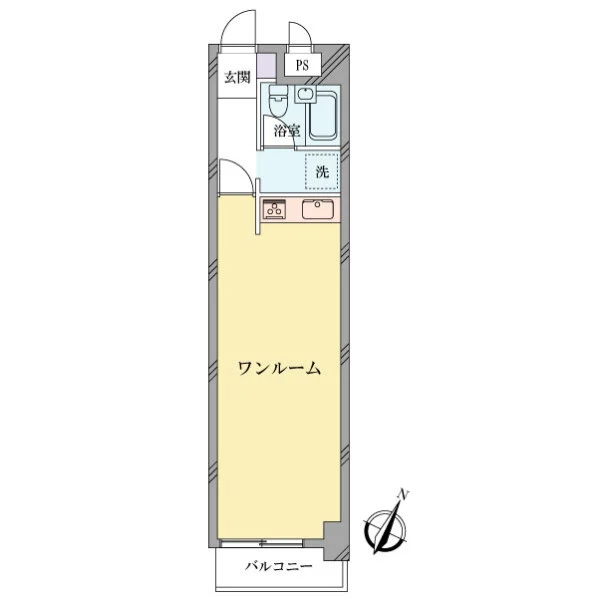 モナーク伊勢佐木 間取図