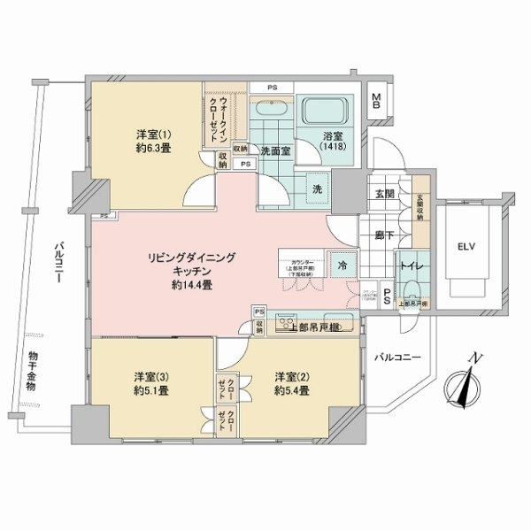 アトラスアベニュー文京大塚 間取図