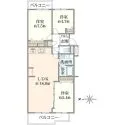 西国分寺史跡通り住宅2号棟 間取図